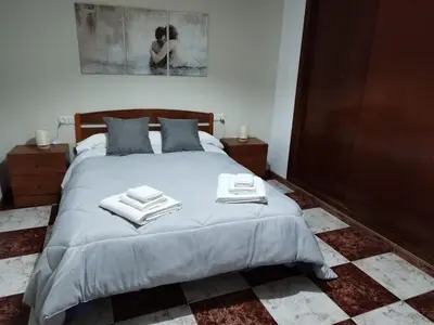 Cama o camas de una habitación en La Cañada