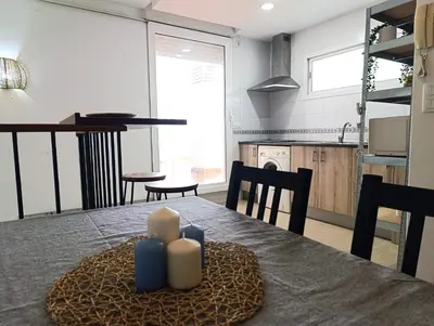 Una cocina o zona de cocina en Duplex San Martin ROOF TOP