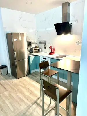 Una cocina o zona de cocina en Aroca loft