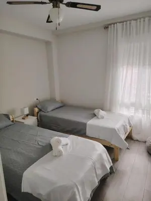 Cama o camas de una habitación en Él Encanto cordobés