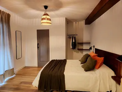 Cama o camas de una habitación en Casa Noba