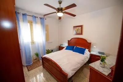 Cama o camas de una habitación en Piso Carrera de San Antón en Jaén