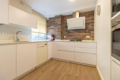 Una cocina o zona de cocina en Los Sastres