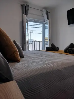 Cama o camas de una habitación en Estudio Lucía, sin cocina - Caminito del rey