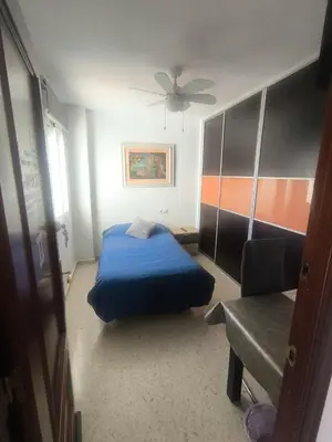 Cama o camas de una habitación en Soluna Alcala