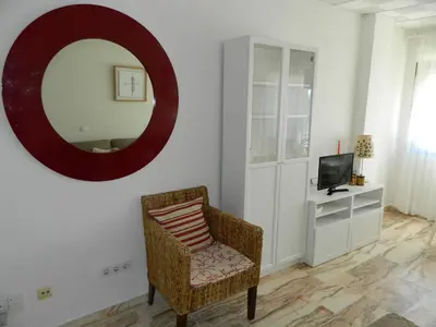 Una televisión o centro de entretenimiento en Oasis Sevilla Congresos