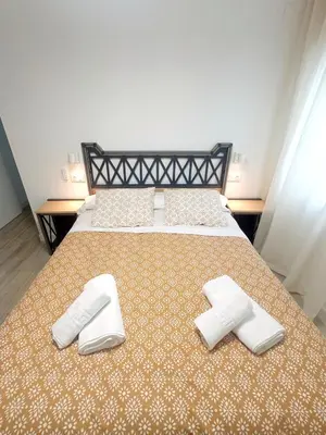 Cama o camas de una habitación en Apartamento Cordobés
