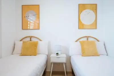 Cama o camas de una habitación en Luxury villa in Sevilla - Pool, Terrace & GameRoom
