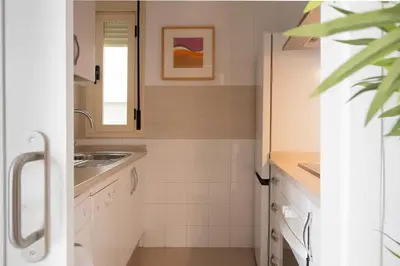Una cocina o zona de cocina en Magno Apartments Duque Cornejo