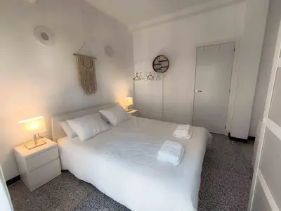 Cama o camas de una habitación en Apartment in Las Setas, Sevilla