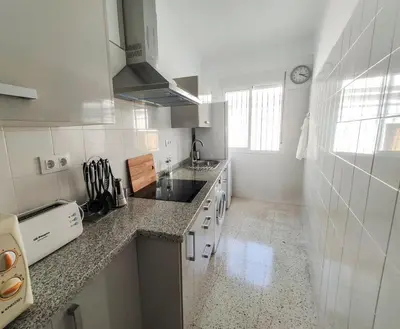 Una cocina o zona de cocina en Apartment in Las Setas, Sevilla