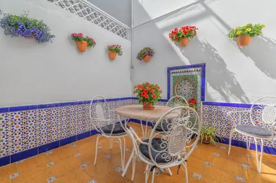 Zona de estar de La Casita de Marcelo