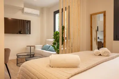 Cama o camas de una habitación en Acacias City Center by Valcambre