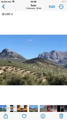 Vista general de una montaña o vista desde el apartamento