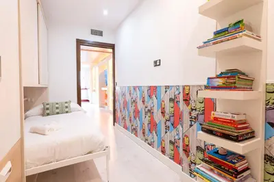 Cama o camas de una habitación en Lovemar Piso Turistico