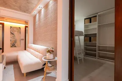 Cama o camas de una habitación en Lovemar Piso Turistico