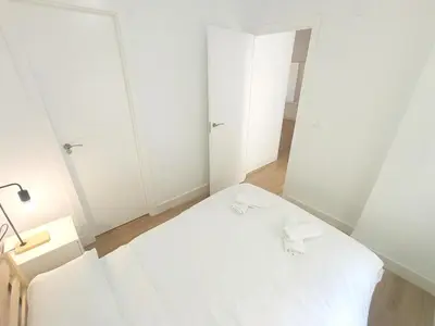 Cama o camas de una habitación en Apartamento Azahara Sky