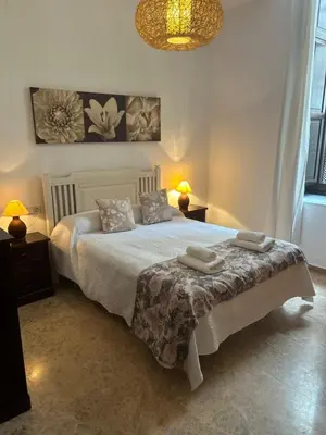 Cama o camas de una habitación en Fernando Colón 18