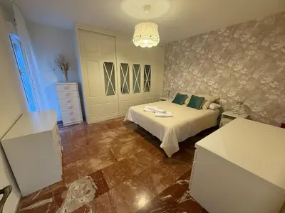 Cama o camas de una habitación en Apartamento Damasco