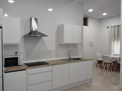 Una cocina o zona de cocina en Apartamento FERIA