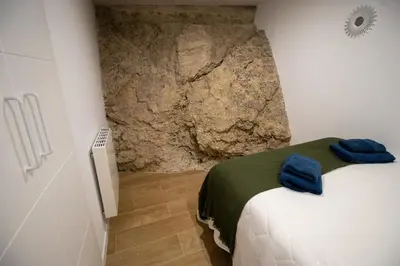 Cama o camas de una habitación en Apartamento Esencia en la Roca