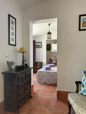 Cama o camas de una habitación en Andalusian holiday cottage La Cuadra