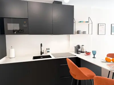 Una cocina o zona de cocina en MonKeys Apartments Quintana C2