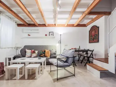 Zona de estar de Bonito apt duplex 2 hab 2 baños