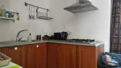 Una cocina o zona de cocina en Isla Las Palmeras