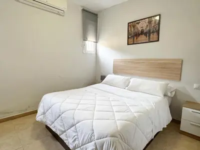 Cama o camas de una habitación en Casa Rural La Colina - Alojamientos El Duque