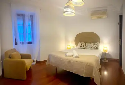 Cama o camas de una habitación en Casa Deanes 3