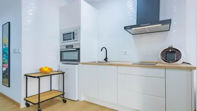 Una cocina o zona de cocina en Apartamentos La Muralla de Córdoba