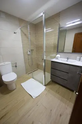 Un baño de Apartamento turísticos ilusiones 1