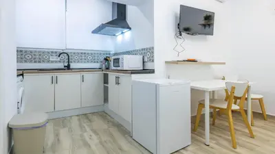 Una cocina o zona de cocina en Estudios El Arcángel de Córdoba