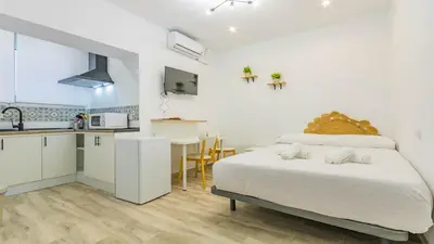 Una cocina o zona de cocina en Estudios El Arcángel de Córdoba