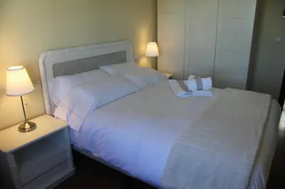 Cama o camas de una habitación en Turística Cervantes