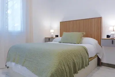 Cama o camas de una habitación en Ollerías Centro