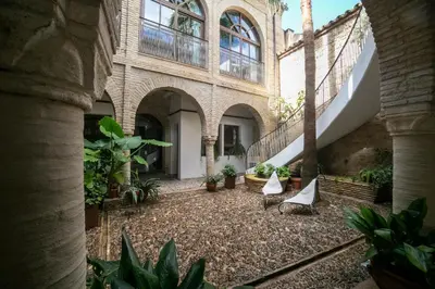 Jardín al aire libre en Hotel Boutique Patio del Posadero