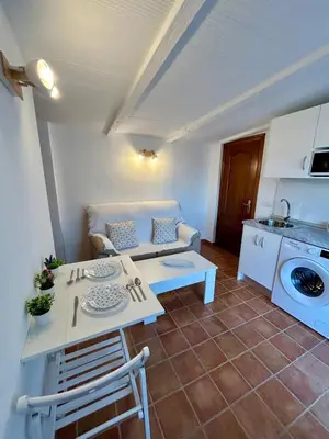 Una cocina o zona de cocina en Casita Los Pinos