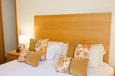 Cama o camas de una habitación en Ibarra Premium Apartment