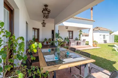 Jardín al aire libre en Casa rural Pozo Viejo