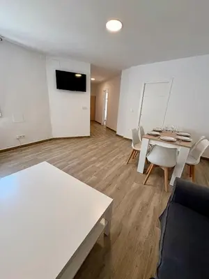 Una televisión o centro de entretenimiento en Ms31 Nuevo apartamento en centro