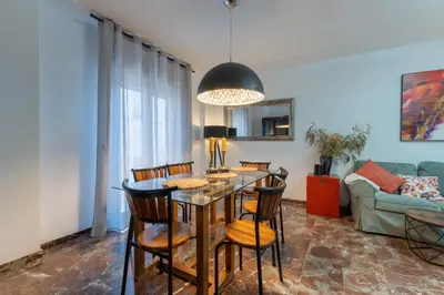 Zona de estar de Apartamento con Parking El Patio de La Muralla