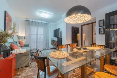 Zona de estar de Apartamento con Parking El Patio de La Muralla