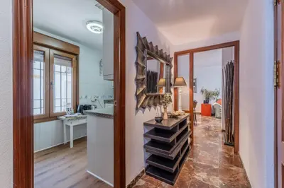 Una cocina o zona de cocina en Apartamento con Parking El Patio de La Muralla