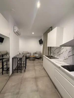 Una cocina o zona de cocina en Edificio Cervantes