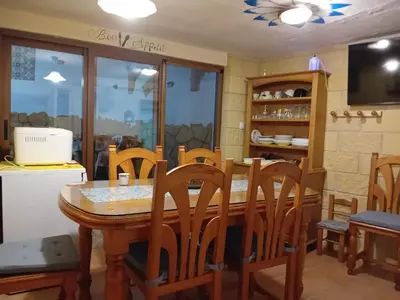 Una cocina o zona de cocina en Villa Poemas