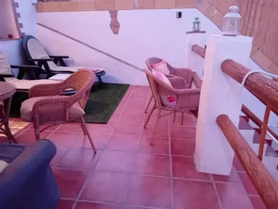 Zona de estar de Villa Poemas