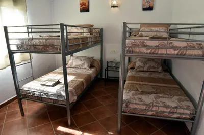 Cama o camas de una habitación en Casa El Valle entre Torcal y Caminito del Rey