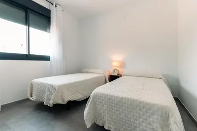 Cama o camas de una habitación en Villa sunset piscina privada